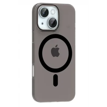Mey İthalat®   iPhone 14 PC Blank Magsafe Kapak - Siyah