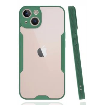 Mey İthalat®   iPhone 14 Plus Kılıf Platin Silikon - Yeşil