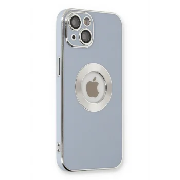 Mey İthalat®   iPhone 14 Plus Kılıf Store Silikon - Sierra Blue