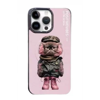 Mey İthalat®   iPhone 14 Pro Fun Magsafe Kapak - Pembe