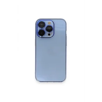Mey İthalat®   iPhone 14 Pro Kılıf Armada Lensli Kapak - Sierra Blue