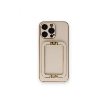 Mey İthalat®   iPhone 14 Pro Kılıf Coco Elit Kapak - Gold