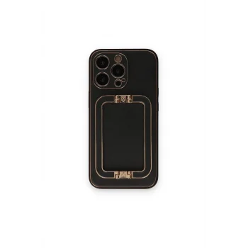 Mey İthalat®   iPhone 14 Pro Kılıf Coco Elit Kapak - Siyah