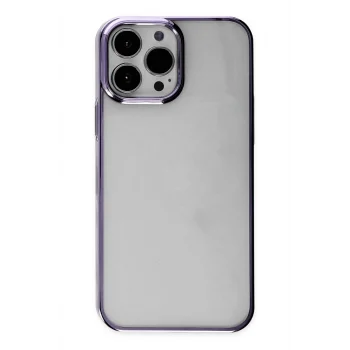 Mey İthalat®   iPhone 14 Pro Kılıf Element Silikon - Mor