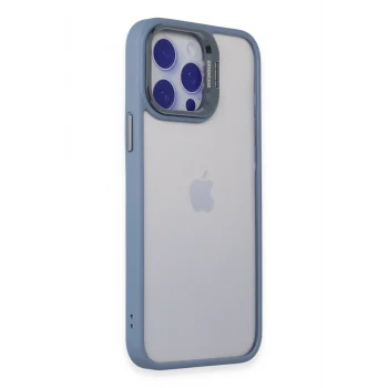 Mey İthalat®   iPhone 14 Pro Kılıf Roblox Lens Standlı Kapak - Sierra Blue