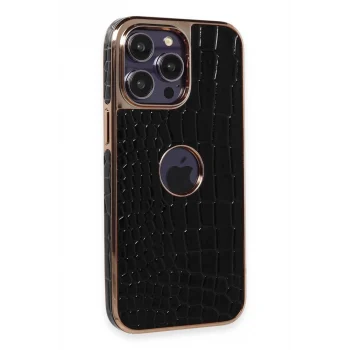 Mey İthalat®   iPhone 14 Pro Kılıf Snake Kapak - Siyah