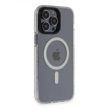 Mey İthalat®   iPhone 14 Pro Kılıf Tigra Magsafe Kapak - Beyaz