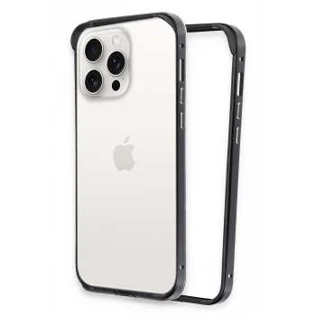 Mey İthalat®   iPhone 14 Pro Land Bumper Koruma Kapak - Siyah