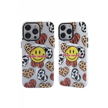 Mey İthalat®   iPhone 14 Pro Max Kılıf Apollo Magneticsafe Desenli Kapak - Apollo Şeffaf - 2