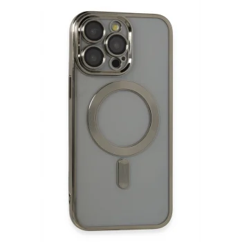 Mey İthalat®   iPhone 14 Pro Max Kılıf Kross Magneticsafe Kapak - Titan Gri