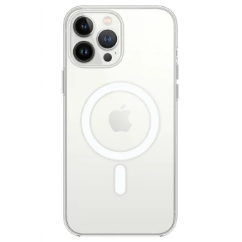 Mey İthalat®   iPhone 14 Pro Max Kılıf Magneticsafe Şeffaf Silikon - Şeffaf