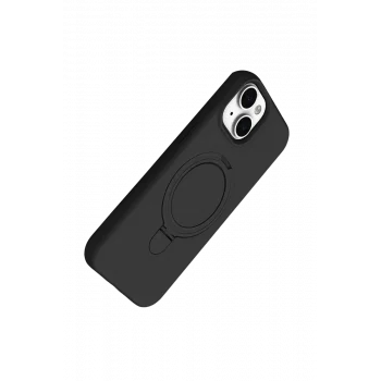 Mey İthalat®   iPhone 14 Regal Magsafe Standlı Kapak - Siyah