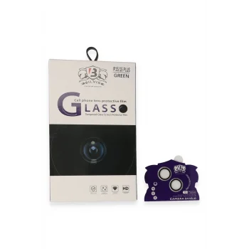 Mey İthalat®   iPhone 15 Bilvis Titan Kamera Lens - Yeşil