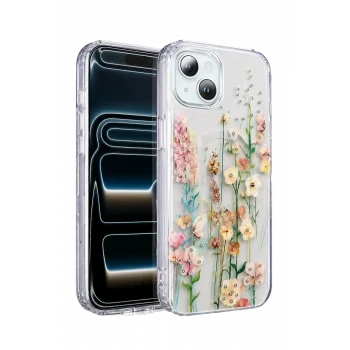 Mey İthalat®   iPhone 15 Desina Magsafe Kapak - Desen 1