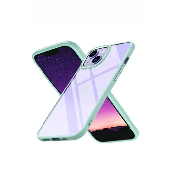 Mey İthalat®   iPhone 15 Kılıf Power Silikon - Yeşil