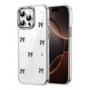 Mey İthalat®   iPhone 15 Pro Fiyonk Desenli Kapak - Desen 8