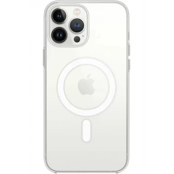 Mey İthalat®   iPhone 15 Pro Kılıf Magneticsafe Şeffaf Silikon - Şeffaf