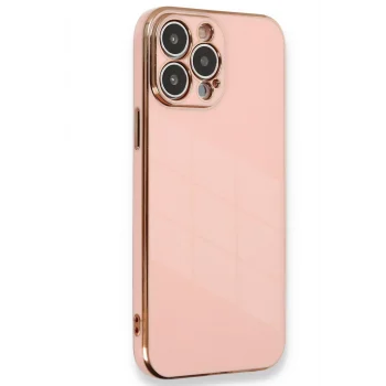 Mey İthalat®   iPhone 15 Pro Kılıf Volet Silikon - Pembe