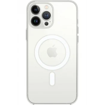 Mey İthalat®   iPhone 15 Pro Max Kılıf Pc Real Magsafe Kapak - Şeffaf