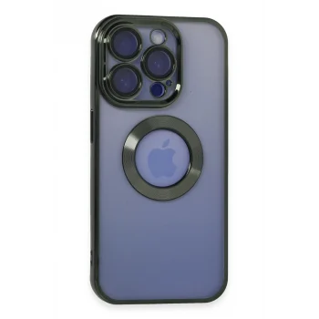 Mey İthalat®   iPhone 15 Pro Max Kılıf Slot Silikon - Köknar Yeşili