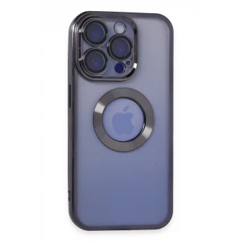 Mey İthalat®   iPhone 15 Pro Max Kılıf Slot Silikon - Mor