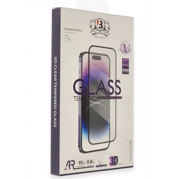 Mey İthalat®   iPhone 16 Bilvis 3D Mat Cam Ekran Koruyucu
