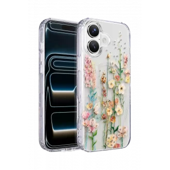Mey İthalat®   iPhone 16 Desina Magsafe Kapak - Desen 1