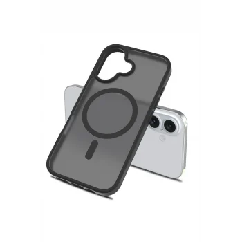 Mey İthalat®   iPhone 16 Jota Magsafe Kapak - Siyah
