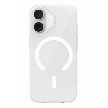 Mey İthalat®   iPhone 16 PC Blank Magsafe Kapak - Şeffaf