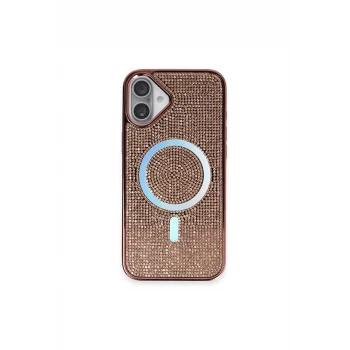 Mey İthalat®   iPhone 16 Plus Kılıf Helen Magsafe Kapak - Pembe