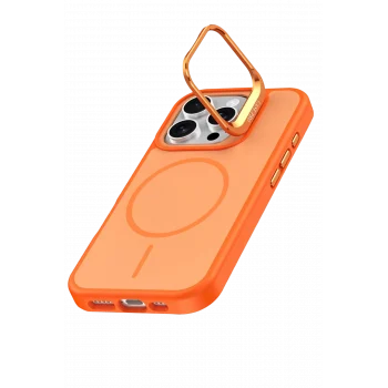 Mey İthalat®   iPhone 16 Pro Max Flexa Magsafe Kapak - Turuncu