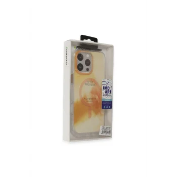 Mey İthalat®   iPhone 16 Pro Phantom Magsafe Kapak - Gold