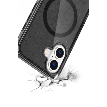 Mey İthalat® iPhone 16 Star Magsafe Kapak - Siyah