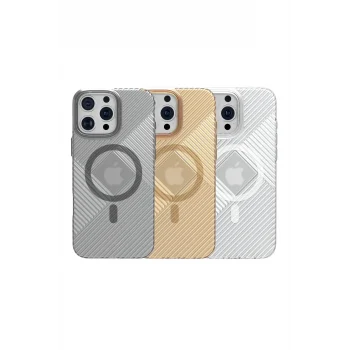Mey İthalat®   iPhone 16 Stella PC Sert Magsafe Kılıf - Siyah