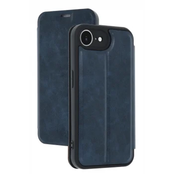 Mey İthalat®   iPhone 16E Kılıf Flip Cover - Lacivert