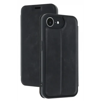 Mey İthalat®   iPhone 16E Kılıf Flip Cover - Siyah