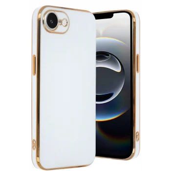 Mey İthalat®   iPhone 16E Kılıf Volet Silikon - Beyaz