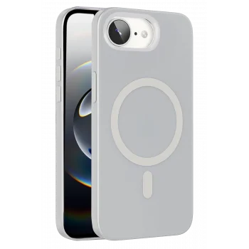 Mey İthalat®   iPhone 16E Tuna PC Slim Magsafe Kapak - Şeffaf