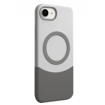 Mey İthalat®   iPhone 16E Velar Magsafe Kapak - Natural Grey