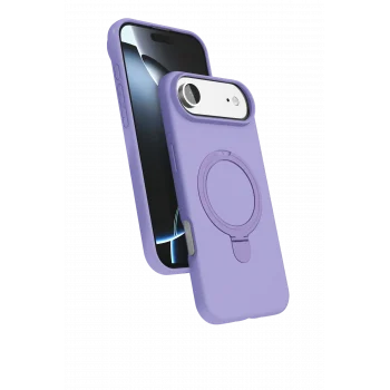 Mey İthalat®   iPhone 17 Air Regal Magsafe Standlı Kapak - Lila