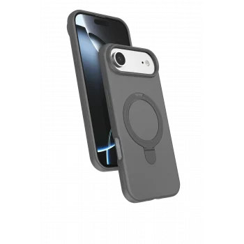Mey İthalat®   iPhone 17 Air Regal Magsafe Standlı Kapak - Titan Gri