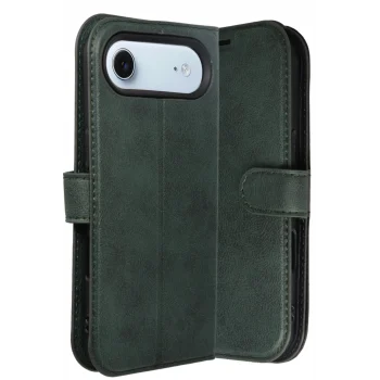Mey İthalat®   iPhone 17 Air Trend S Plus Kapaklı Kılıf - Yeşil