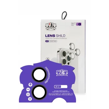 Mey İthalat®   iPhone 17 Bilvis Titan Kamera Lens - Siyah