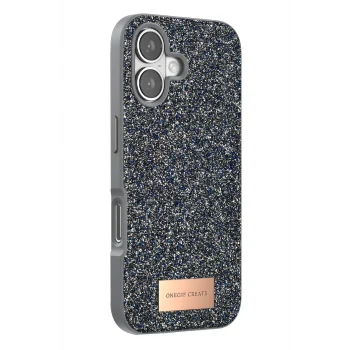 Mey İthalat®   iPhone 17 Bright Simli Kapak - Gümüş