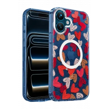 Mey İthalat®   iPhone 17 Desina Magsafe Kapak - Desen 6