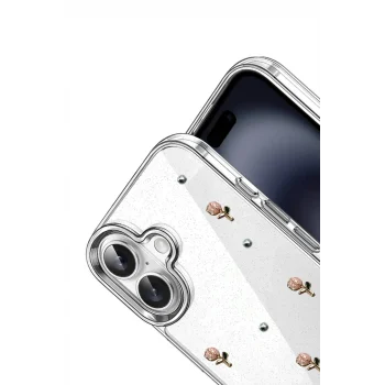 Mey İthalat®   iPhone 17 Fiyonk Desenli Kapak - Desen 6
