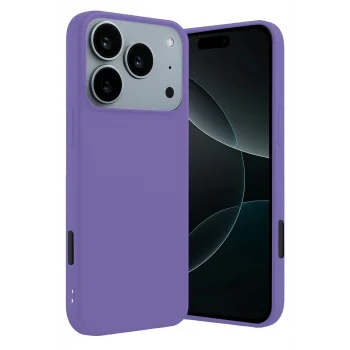 Mey İthalat®   iPhone 17 Pro First Silikon - Lila