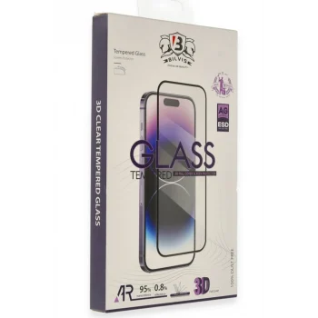 Mey İthalat®   iPhone 17 Pro Max Bilvis 5D Super Clear Diamond Cam Ekran Koruyucu