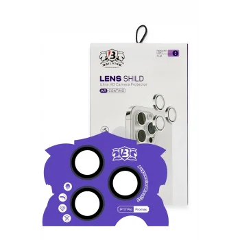 Mey İthalat®   iPhone 17 Pro Max Bilvis Titan Kamera Lens - Lacivert