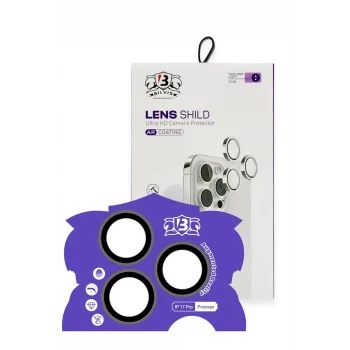 Mey İthalat®   iPhone 17 Pro Max Bilvis Titan Kamera Lens - Natural Grey